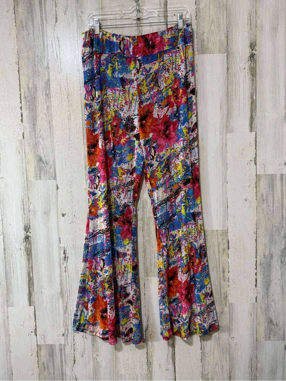 eye candy Sheer Cover Up Beach  Multi Color Mesh Sheer Hot Pants Bell-Bottom